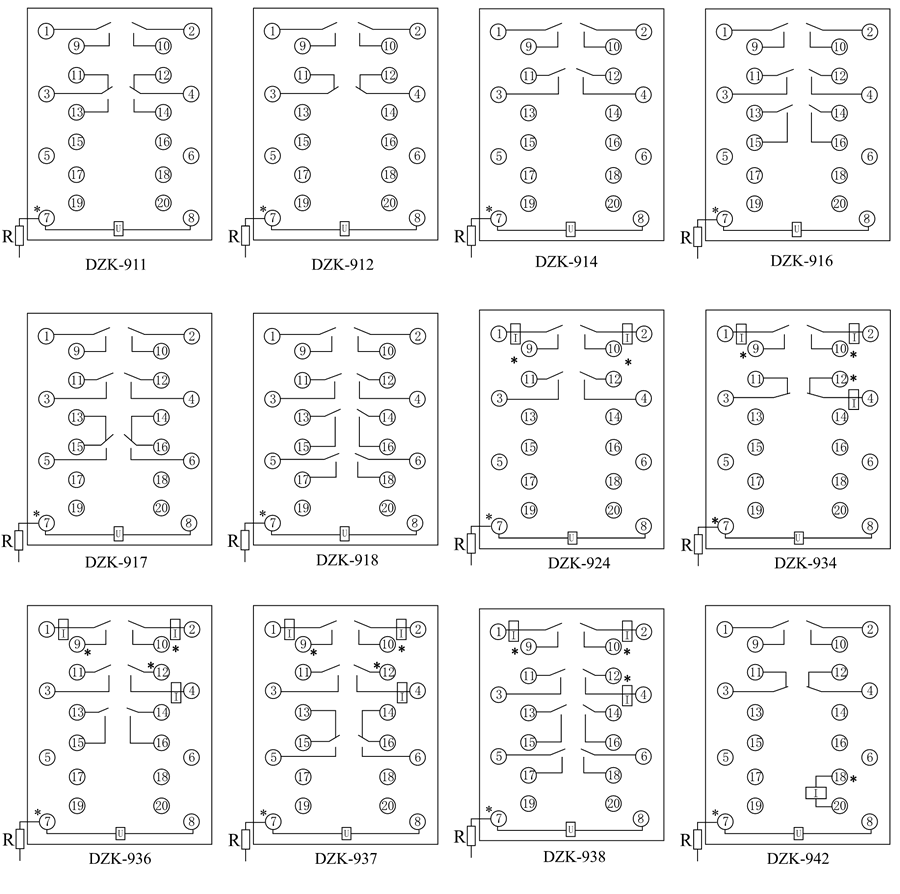 DZK-936內部接線圖