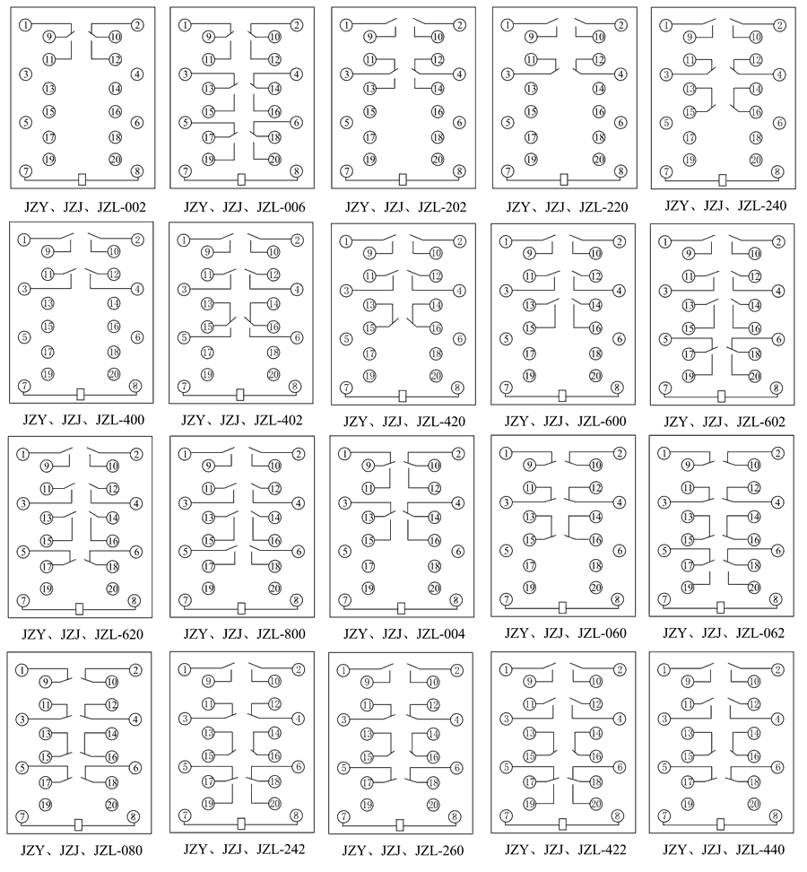 JZL-080內部接線圖