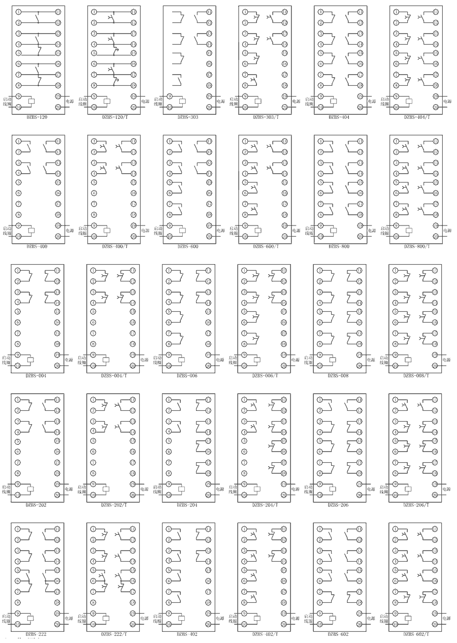 DZBS-602內部接線圖