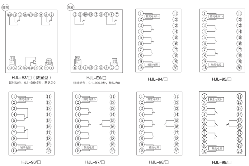 HJL-99/B內部接線圖